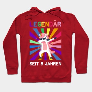 8th birthday unicorn Hoodie